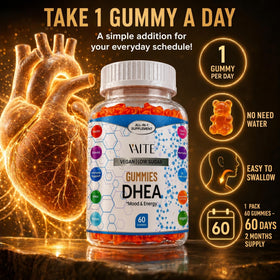 VAITE Gummies DHEA 50mg avec une cuillère