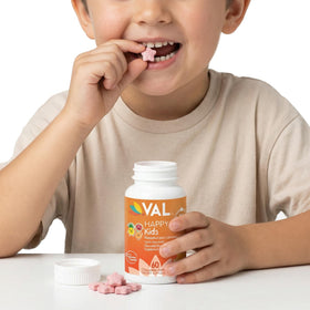 VAL Complément Alimentaire Magnésium Enfants, comprimés à mâcher goût ananas-orange