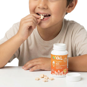 VAL Complément Alimentaire Magnésium pour Enfants 60 Comprimés à Mâcher - Vanille, emballage
