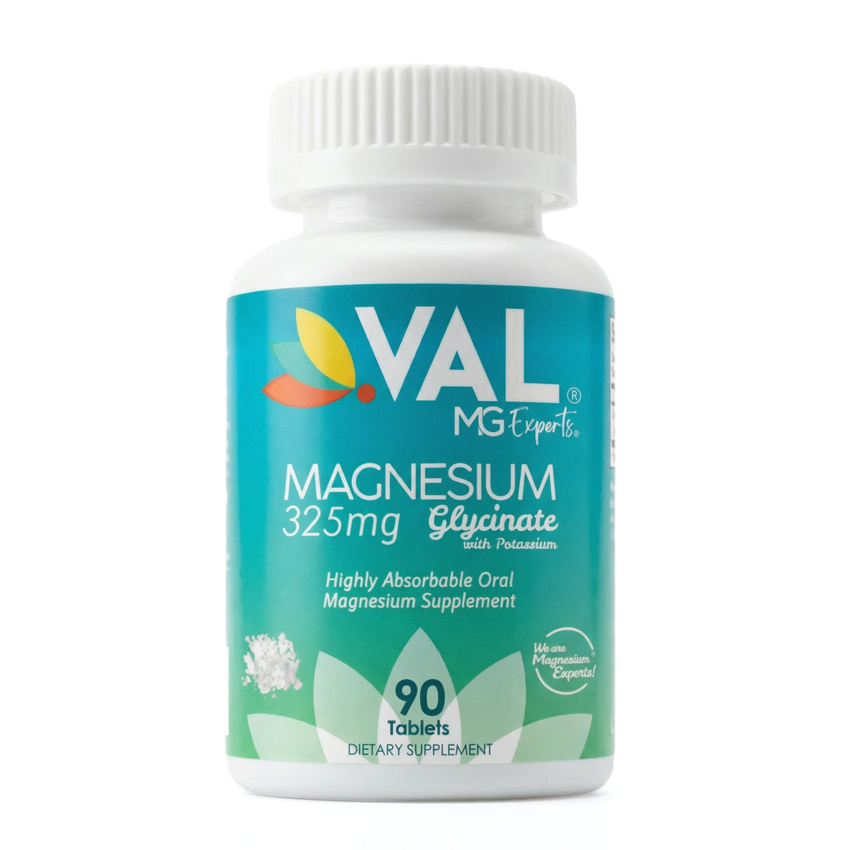VAL Magnésium Glycinate 325mg avec B6 et Potassium - boîte de 90 comprimés