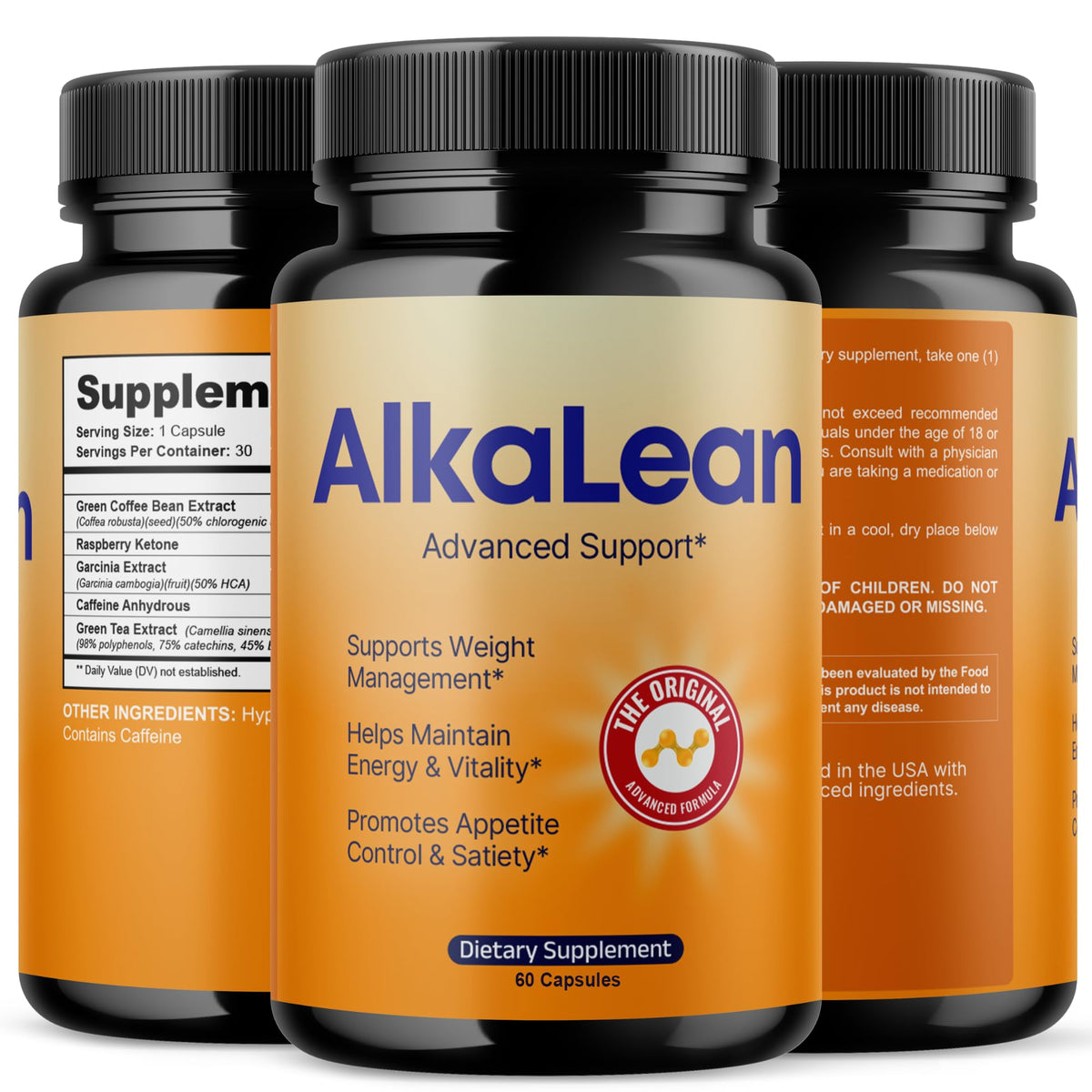 Valdivia AlkaLean Capsules emballage ouvert montrant les capsules