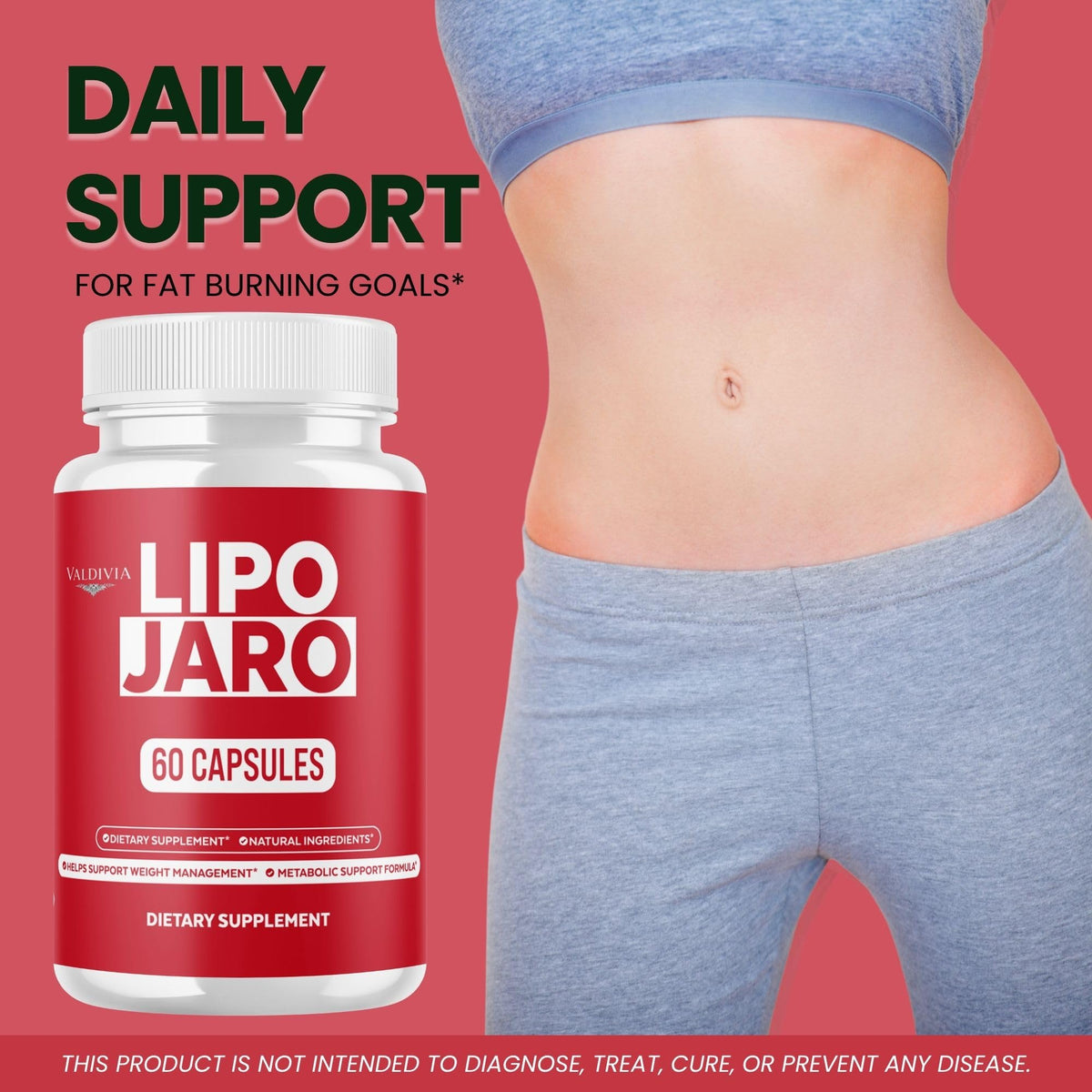 Valdivia Lipojaro Capsules étiquette avec ingrédients