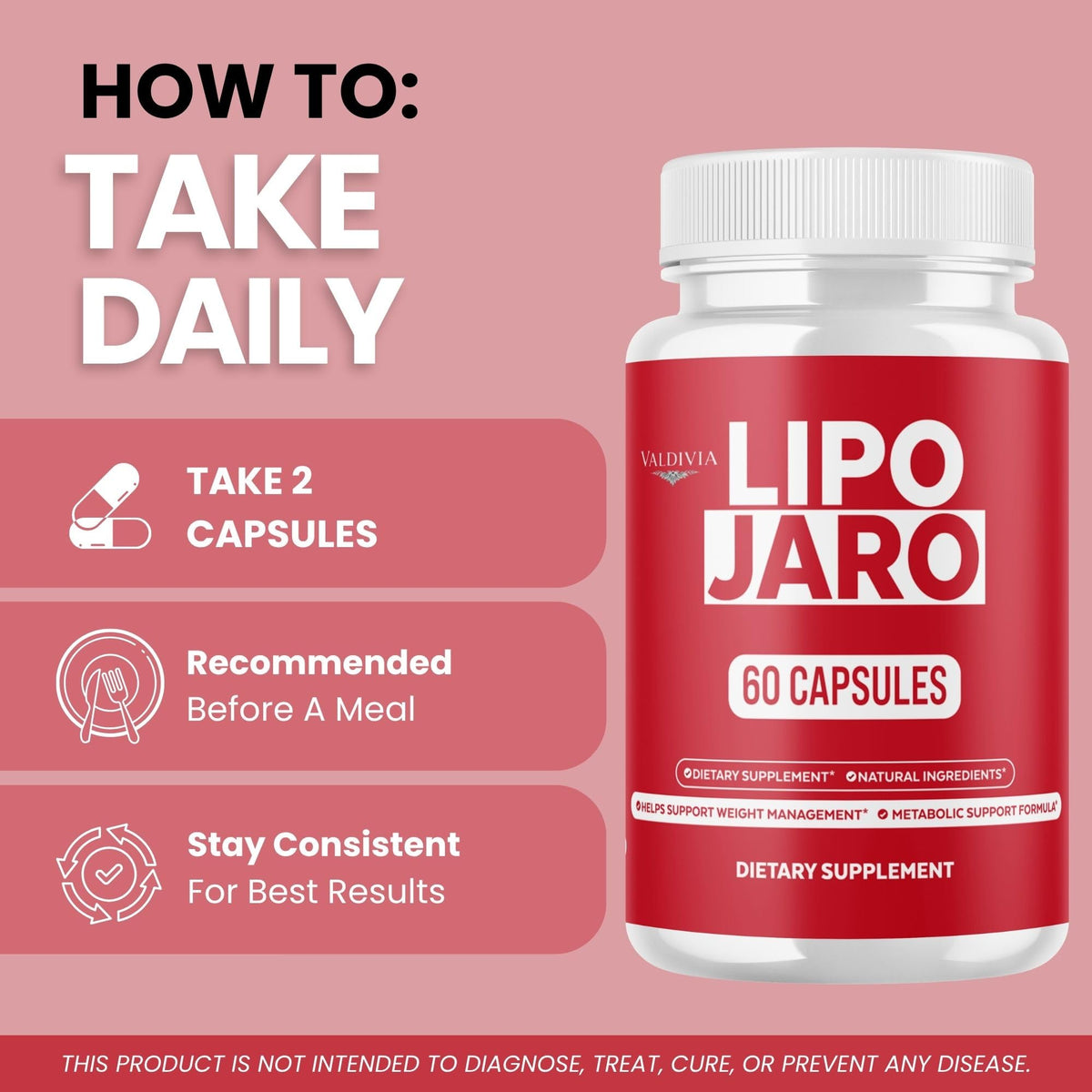 Valdivia Lipojaro Capsules sur un fond de nature