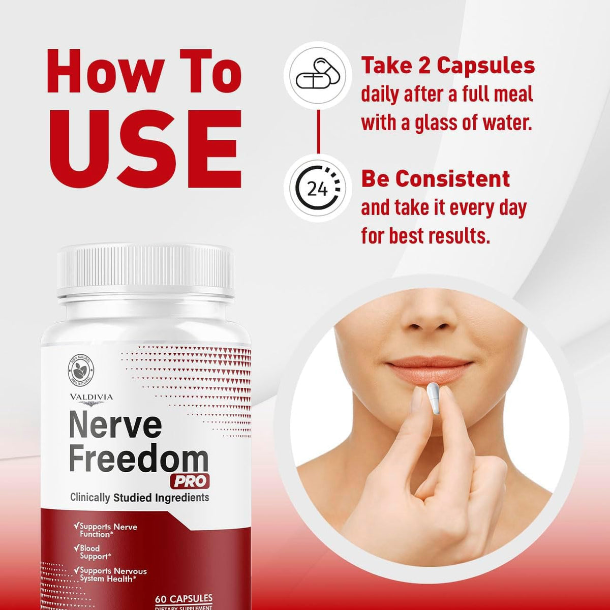 Valdivia Nerve Freedom Pro Capsules, vue de côté