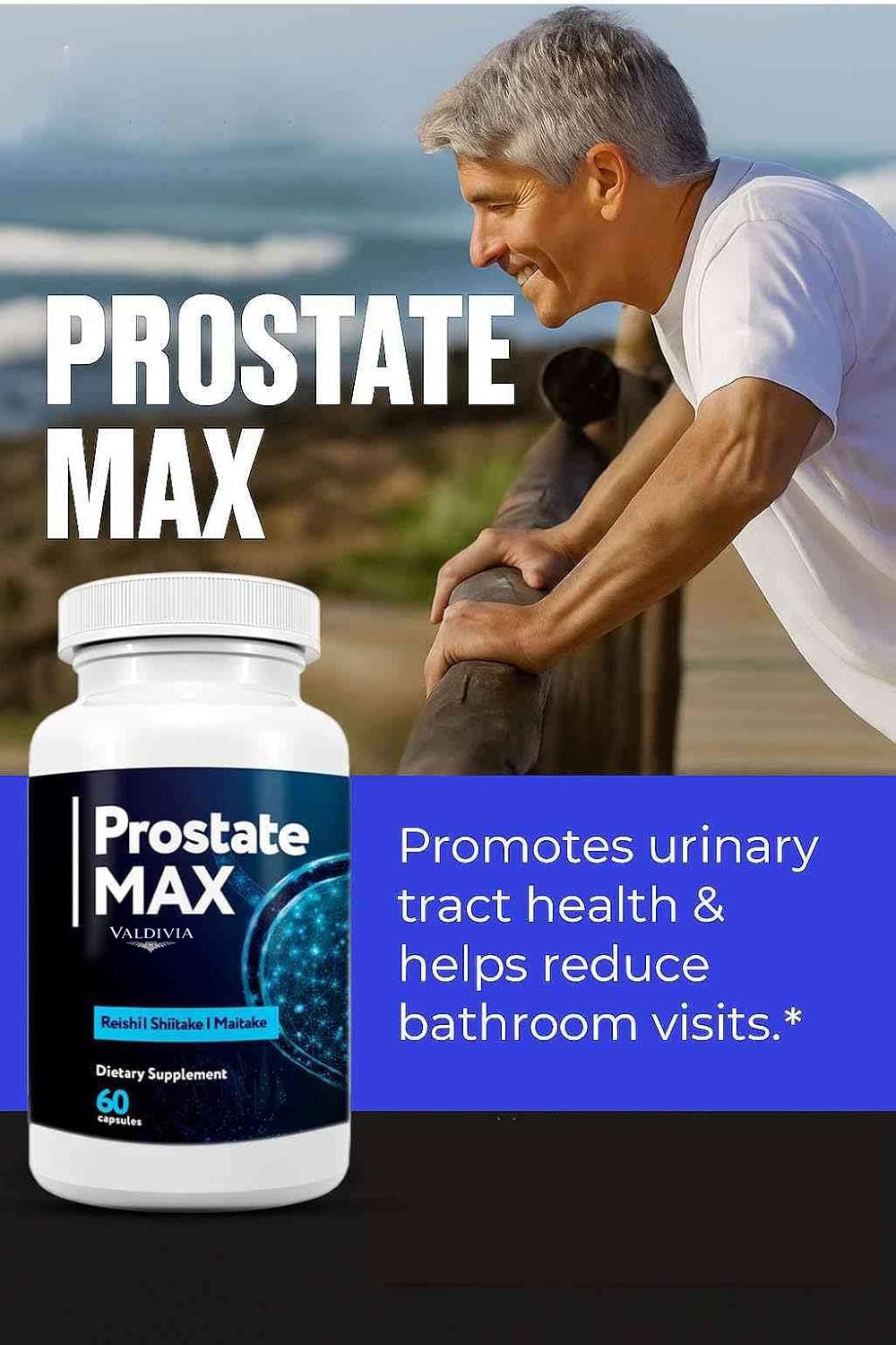 Valdivia ProstateMax emballage arrière avec informations