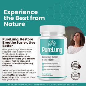 Valdivia PureLung Capsules gélules individuelles sur une surface