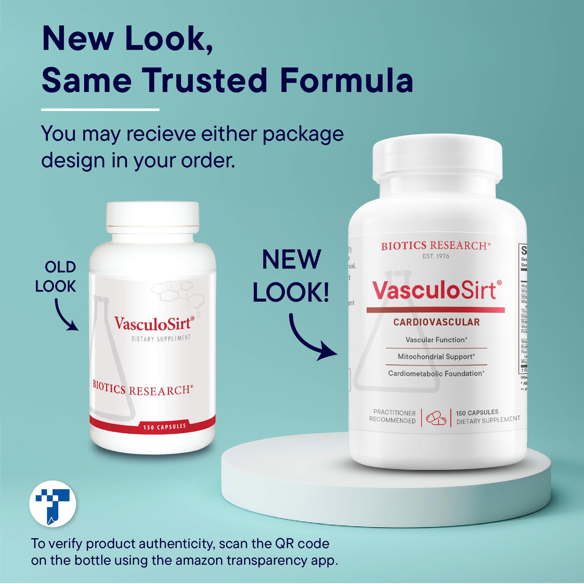 VasculoSirt® bouteille ouverte avec capsules à l'intérieur