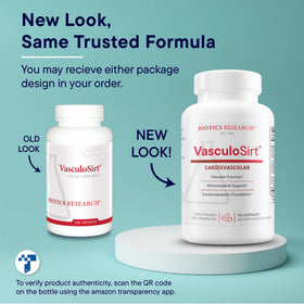 VasculoSirt® bouteille ouverte avec capsules à l'intérieur