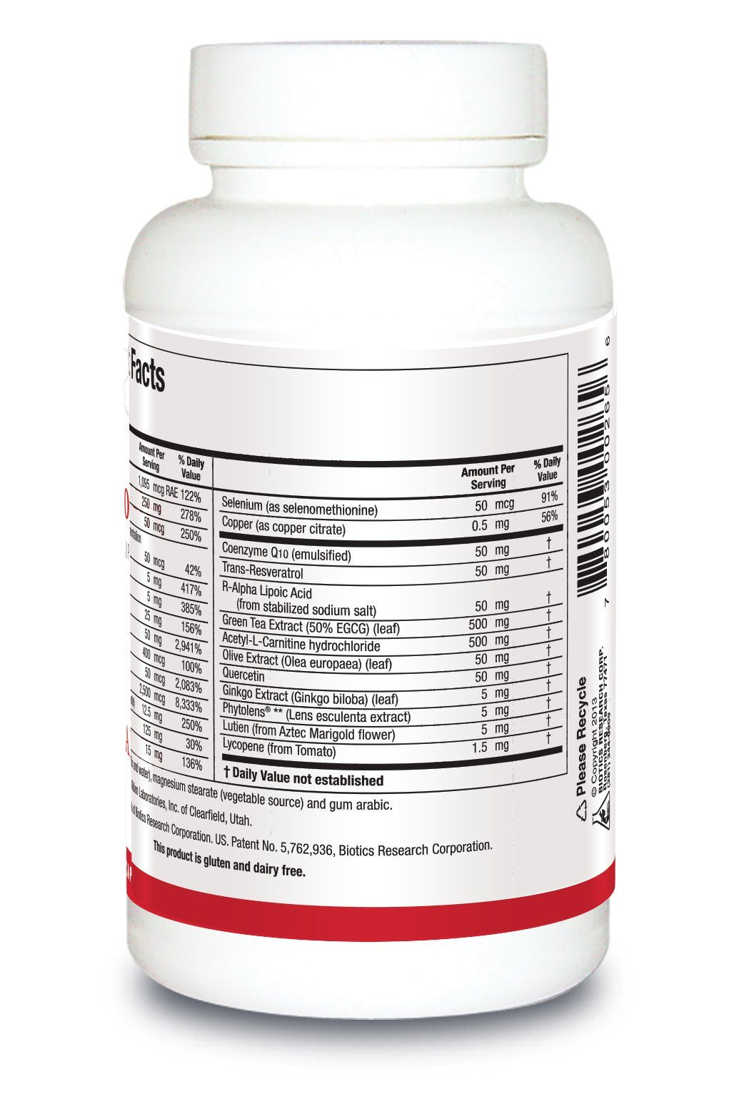 VasculoSirt® capsules sur une surface blanche