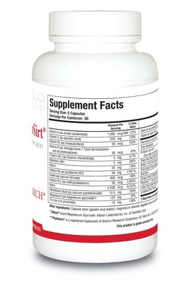VasculoSirt® étiquette et informations nutritionnelles