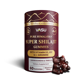 Vasu Gummies Shilajit 6 en 1 paquet de 60 gummies