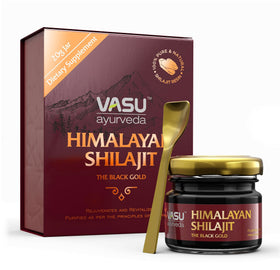 Vasu Shilajit Pur 400mg, vue avant de l'emballage