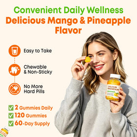 Vazatisi Gummies Calcium Magnésium Zinc 120 Gummies et ingrédients clés