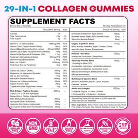 Vazatisi Gummies Collagène Sans Sucre 90 Gummies emballage