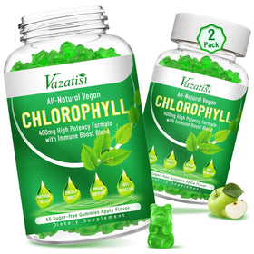 Vazatisi Gummies de Chlorophylle 13 en 1 en vue de face