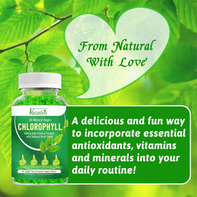 Vazatisi Gummies de Chlorophylle 60 Comp. avec d'autres compléments alimentaires