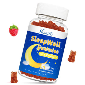 Vazatisi Gummy de Sommeil à la framboise, vue de face