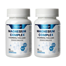 VBTOP Complément Alimentaire Magnésium Complexe 180 Capsules vue de face