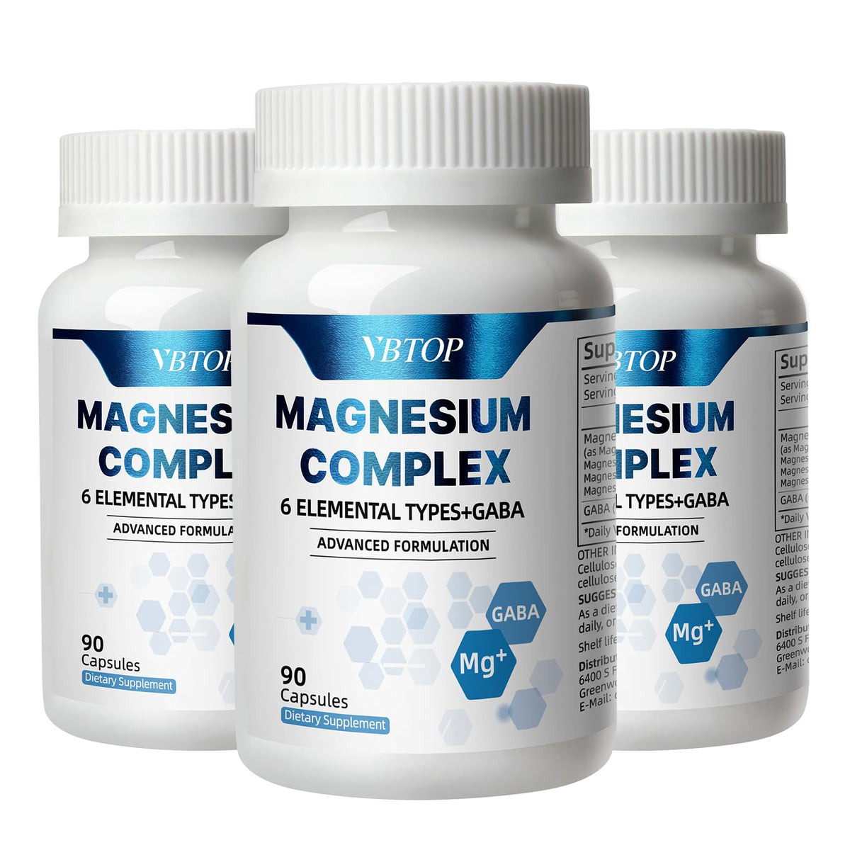 VBTOP Magnésium Complexe 470mg capsules front view