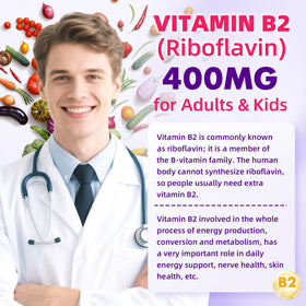 VCCHUYH Gummies Vitamine B2 400mg Framboise en gros plan