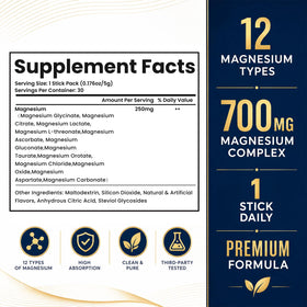 Vccvaa Magnésium Glycinate 209g - packaging sur une table