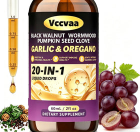 Vccvaa Nettoyage des Parasites 20-en-1 flacon avant avec étiquette