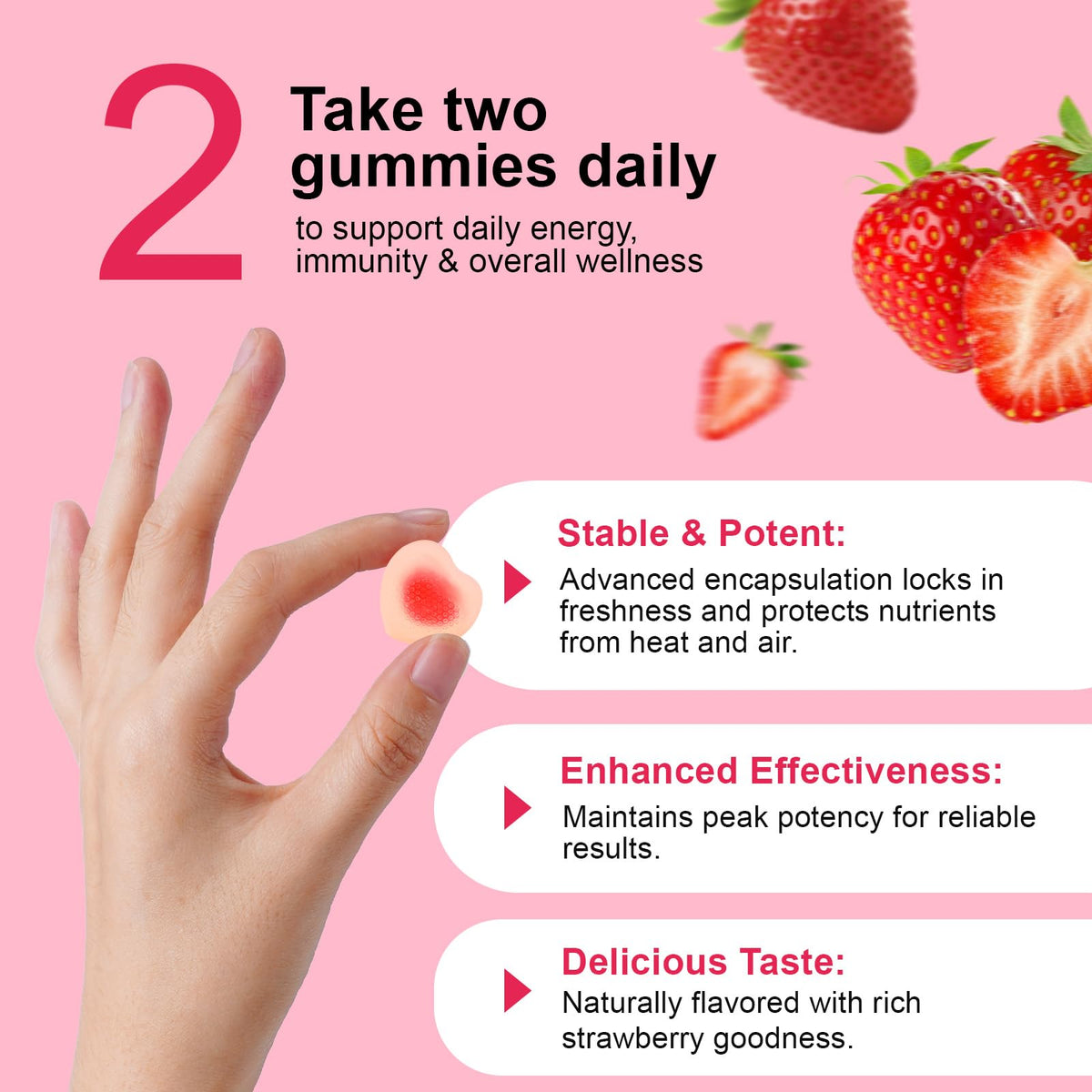 Vceeoy gummies multivitamines femmes, présentation des gummies
