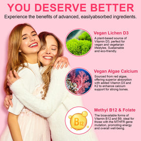 Vceeoy gummies multivitamines femmes, présentation lifestyle