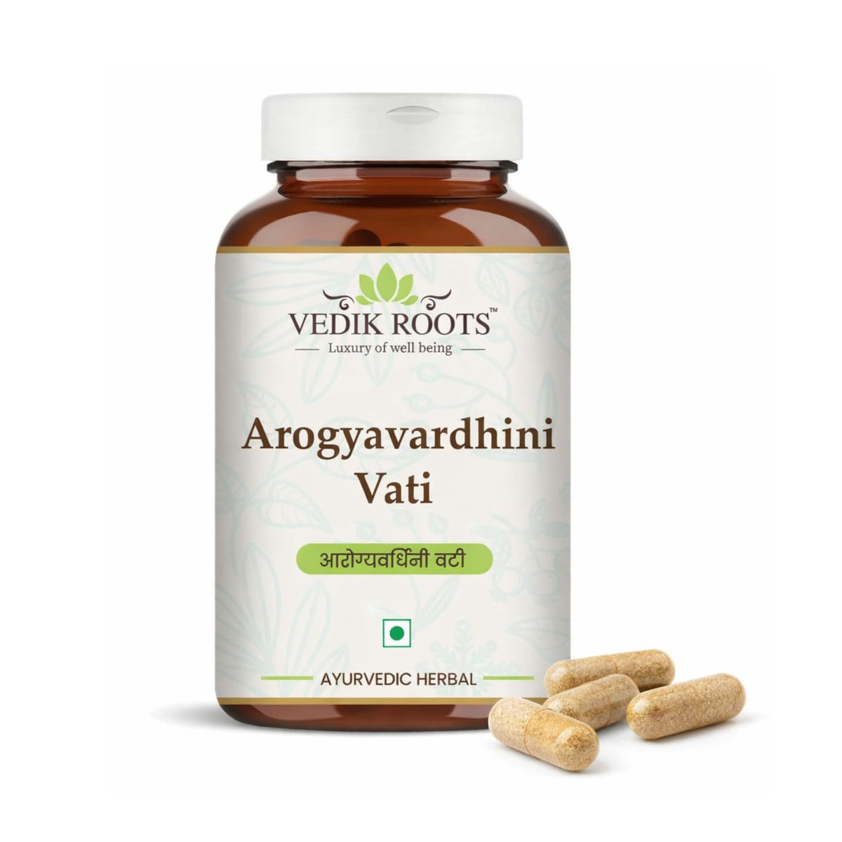 VEDIKROOTS Arogyavardhini Vati 120 tablettes en bouteille