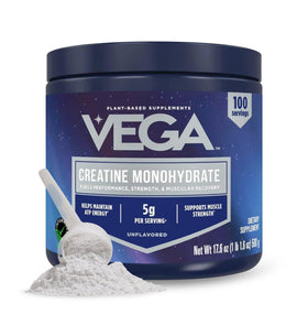 Vega Poudre de Créatine Monohydrate Micronisée 590g emballage