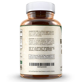 Vegan Labs Berberine HCL 1200MG capsules avec étiquette visible