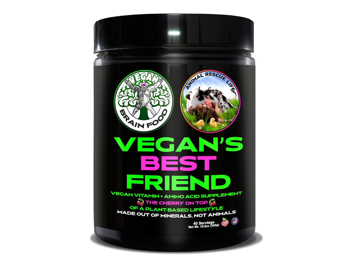 Vegan's Best Friend multivitamine en poudre 358g vue de face