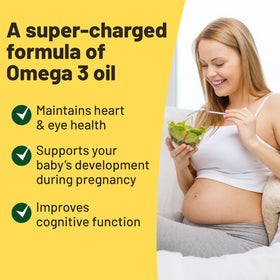 Vegan Vitality Omega 3 Végétal flacon avec étiquette