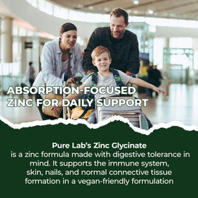 Vegan Zinc Glycinate par Pure Lab Vitamins