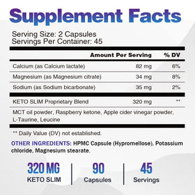 VEGEPOWER Compléments Alimentaires Keto 180 Capsules ACV - Capsules sur fond blanc