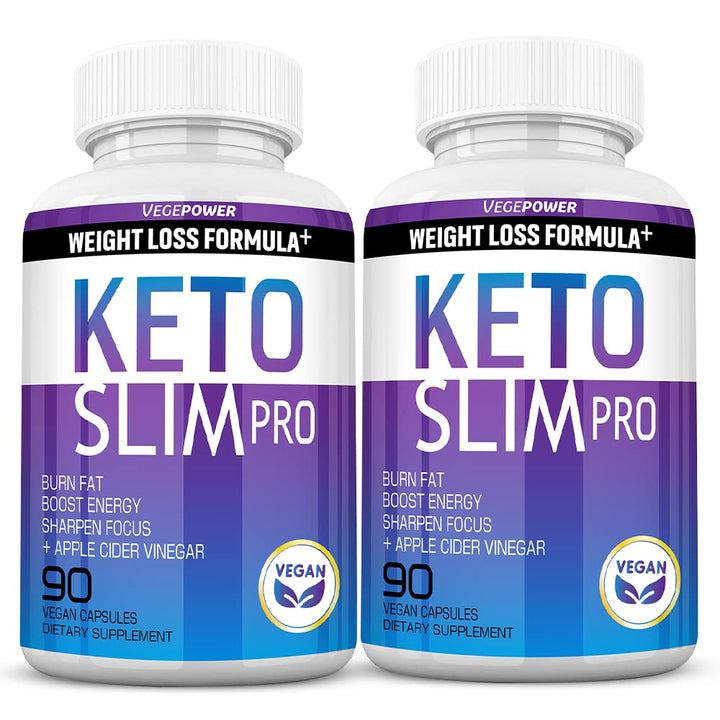 VEGEPOWER Compléments Alimentaires Keto 180 Capsules ACV - Vue de face