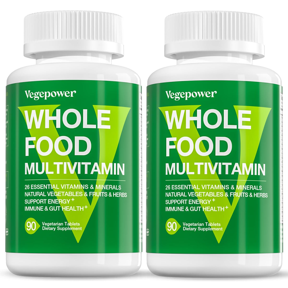 VEGEPOWER Multivitamines Complet Vegan 180 comprimés vue de face