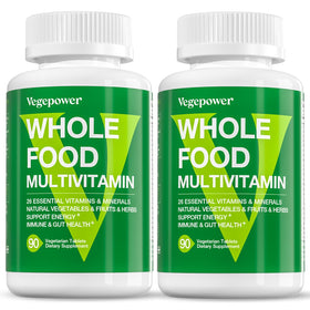 VEGEPOWER Multivitamines Complet Vegan 180 comprimés vue de face