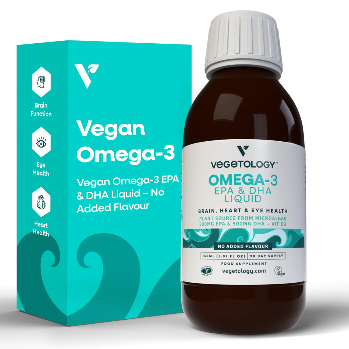 VEGETOLOGY Omega 3 Végétalien 800mg bouteille avant