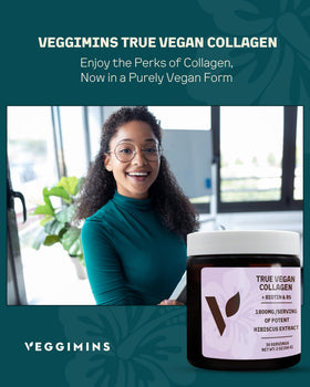 Veggimins Collagène Végan Hibiscus 181g - utilisation dans un smoothie
