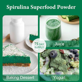 VELOTO Poudre de Spiruline Bio 240g avec des fruits