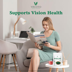 VELOTO Poudre de Spiruline Bio 240g étiquette détaillée
