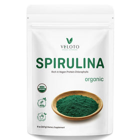 VELOTO Poudre de Spiruline Bio 240g paquet avant