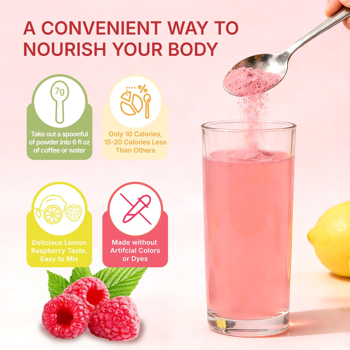 Veltracha Complément Alimentaire Femme Framboise Citron avec ingrédients naturels