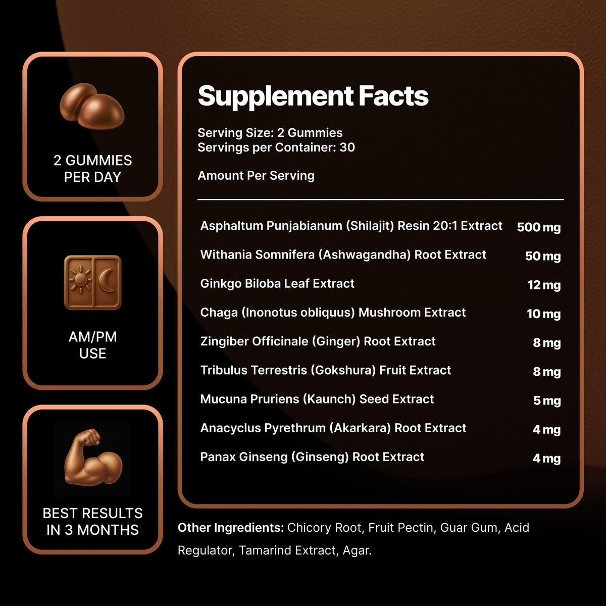 VeltraVita Gummies Shilajit Pur Himalayen 272g - dosage recommandé