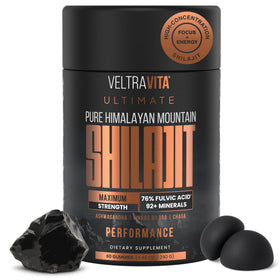 VeltraVita Gummies Shilajit Pur Himalayen 272g - vue de face