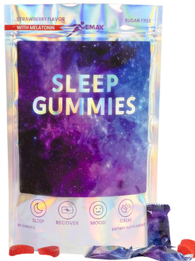 Vemax Gummy de Sommeil 10mg Mélatonine 60 unités packaging