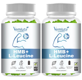 Vemluta Gummies HMB et Leucine 4500mg, vue de face