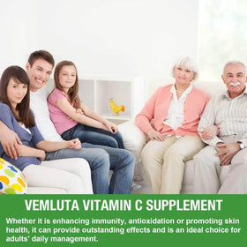 Vemluta gummies vitamine C 2000mg en présentation