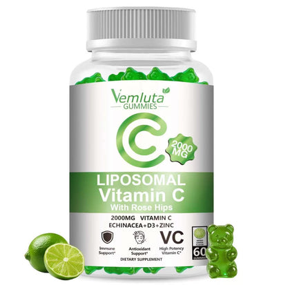 Vemluta gummies vitamine C 2000mg pack de 60 devant